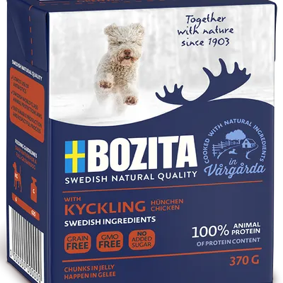 Bozita Dog Junior:delikatny kurczak w galarecie 370g