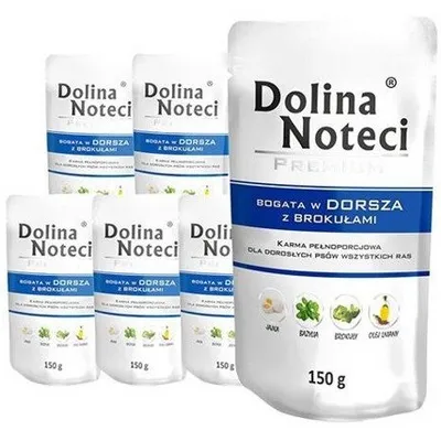 ZESTAW Dolina Noteci premium Dorsz z brokułami 10 x 150g