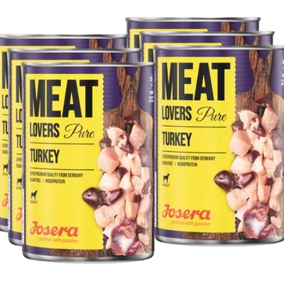 ZESTAW JOSERA  Meatlovers  Pure Indyk 6 x 400g