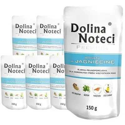 ZESTAW Dolina Noteci Premium  bogata w jagnięcinę 10 x 150g