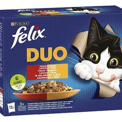 Felix Duo Wiejskie Smaki w galaretce: 12x85g