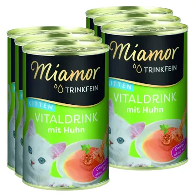 ZESTAW MIAMOR VitalDrink Kitten z kurczakiem 6x135ml