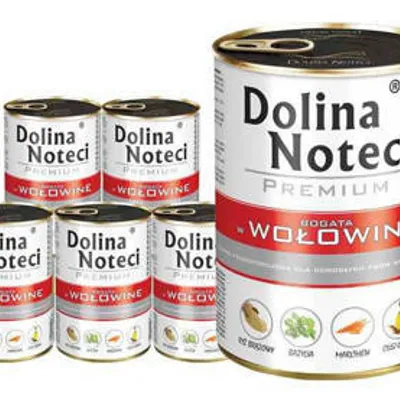 ZESTAW Dolina Noteci PREMIUM bogata w wołowinę 12 x 400g