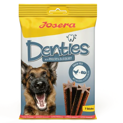 JOSERA Denties z drobiem i jagodami 180g