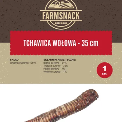 FarmSnack Tchawica wołowa 35cm 1szt