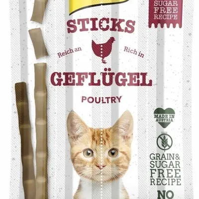 GIMCAT Sticks z drobiem i wątróbką 4szt