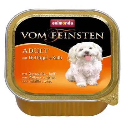 ZESTAW ANIMONDA Dog Vom Feinsten Adult smak: drób i cielęcina 11 x 150g