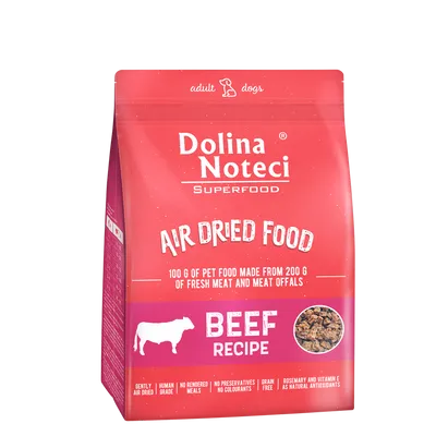 DOLINA NOTECI Superfood Danie z wołowiny- karma suszona dla psa 1kg