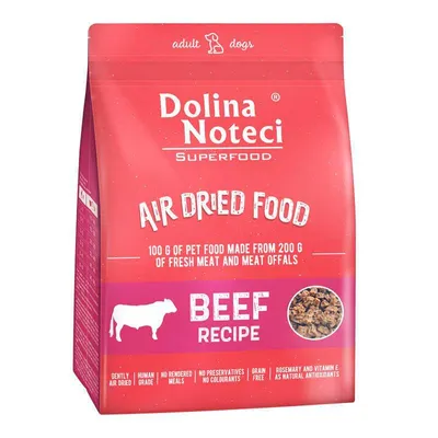 DOLINA NOTECI Superfood Danie z wołowiny- karma suszona dla psa 5kg