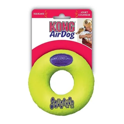 KONG AIRDOG SQUEAKER DONUT - zabwaka dla psa - L