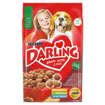 PURINA Darling z pyszną mieszanką wołowiny i kurczaka 10 kg