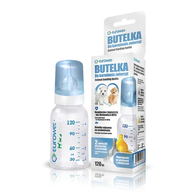 EUROWET Butelka do karmienia zwierząt 120ml