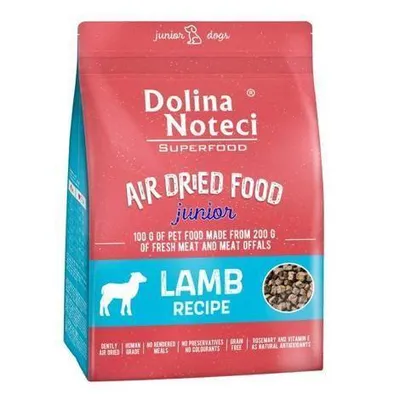 DOLINA NOTECI Superfood Junior Danie z jagnięciną- karma suszona dla psa 1kg