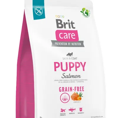 BRIT CARE Dog Grain-free Puppy Salmon 3kg