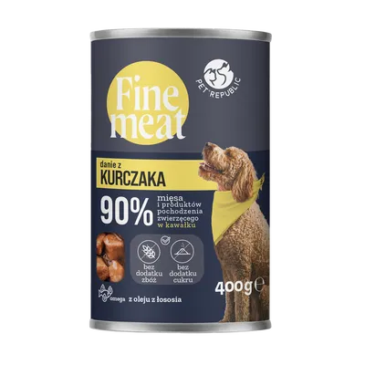 PetRepublic Fine Meat danie z kurczaka 400g dla psa