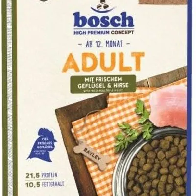 Bosch Adult Poultry & Millet, drób i proso (nowa receptura) 15kg