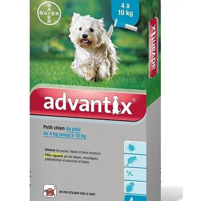 ADVANTIX - dla psów 4-10kg (pipeta 1ml)