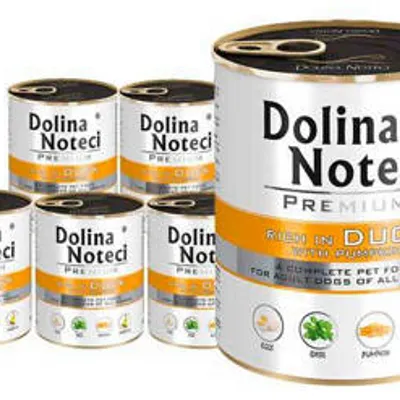 ZESTAW Dolina Noteci Premium Kaczka z dynią 12 x 800g