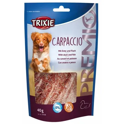 TRIXIE Przysmak PREMIO Carpaccio, kaczka i ryba, 80g