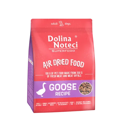 DOLINA NOTECI Superfood Danie z gęsi - karma suszona dla psa 1kg