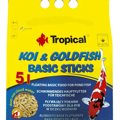 TROPICAL Koi & Goldfish Basic Sticks 5L\400g