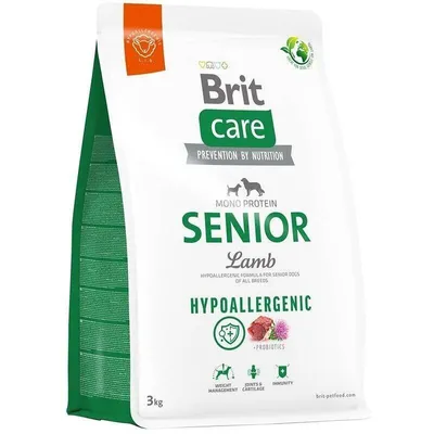 BRIT CARE Hypoallergenic Senior Lamb 3kg