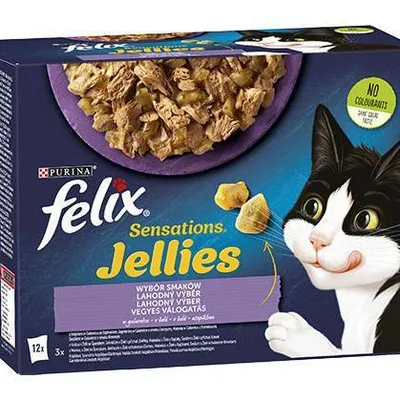 FELIX Sensation Wybór Smaków w galaretce 12x85g