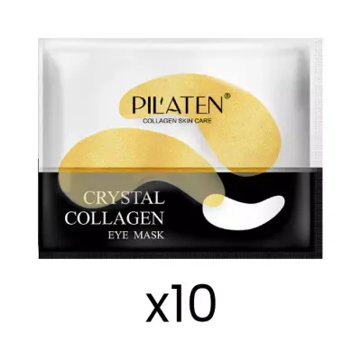 PILATEN CRYSTAL COLLAGEN KOLAGENOWE PŁATKI PO OCZY ZE ZŁOTEM 10x6G