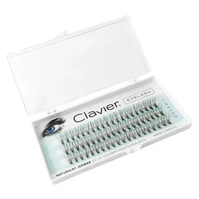 CLAVIER EYELASH SZTUCZNE RZĘSY W KĘPKACH 12MM