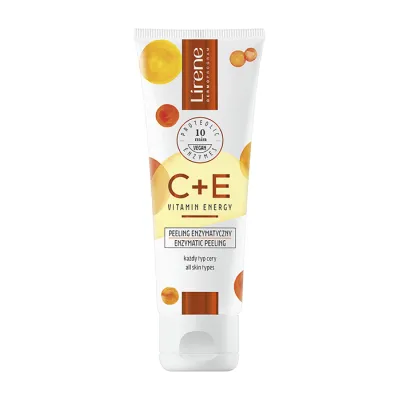 LIRENE C + E VITAMIN ENERGY REWITALIZUJĄCY PEELING ENZYMATYCZNY 75ML