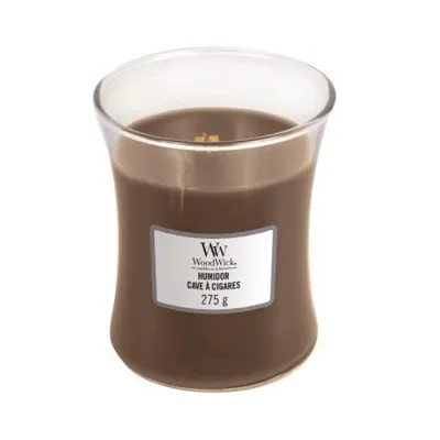 WOODWICK MEDIUM JAR CANDLE ŚWIECA ZAPACHOWA HUMIDOR 275G