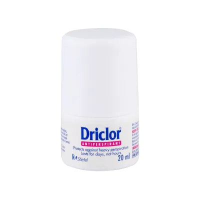 DRICLOR ROLL ON ANTYPERSPIRANT W KULCE PRZECIW NADMIERNEJ POTLIWOŚCI 20ML