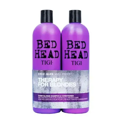 TIGI BED HEAD DUMB BLONDE SZAMPON + ODŻYWKA