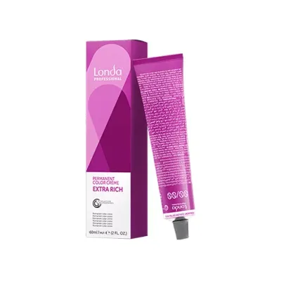 LONDA PROFESSIONAL EXTRA-RICH CRÈME PERMANENTNA FARBA DO WŁOSÓW 5/7 60ML