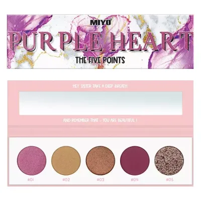 MIYO FIVE POINTS COLOR BOX EDITION PALETA CIENI 27 PURPLE HEART 6,5G