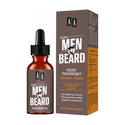 AA MEN BEARD PIELĘGNUJĄCY OLEJEK DO BRODY I WĄSÓW 30ML