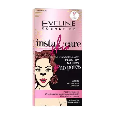 EVELINE INSTA SKIN CARE ULTRA OCZYSZCZAJĄCE PLASTRY NA NOS 2 SZTUKI