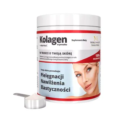 NOBLE HEALTH KOLAGEN W PROSZKU + WITAMINA C