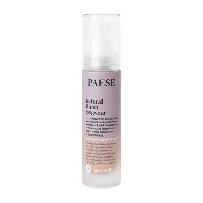 PAESE NANOREVIT DŁUGOTRWAŁY PODKŁAD O NATURALNYM WYKOŃCZENIU 04 WARM BEIGE 30ML