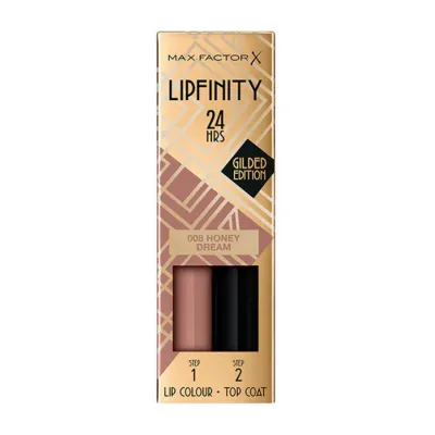 MAX FACTOR LIPFINITY POMADKA 008 HONEY DREAM 2,3ML + 1,9G