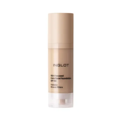 INGLOT SKIN FOCUSED CARE FACE FOUNDATION PIELĘGNACYJNY PODKŁAD DO TWARZY 306 MEDIUM BEIGE 30ML