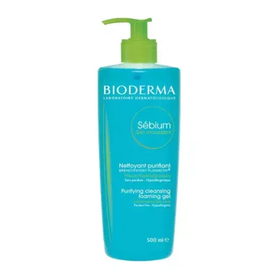 BIODERMA SEBIUM ANTYBAKTERYJNY ŻEL DO MYCIA TWARZY 500ML