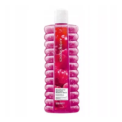 AVON SENSES BUBBLE BATH PŁYN DO KĄPIELI RASPBERRY DELIGHT 500ML