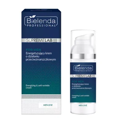 BIELENDA PROFESSIONAL SUPREMELAB MEN LINE ENERGETYZUJĄCY KREM PRZECIWZMARSZCZKOWY 50ML