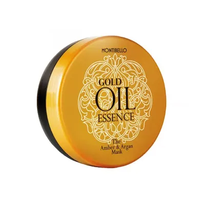 MONTIBELLO GOLD OIL ESSENCE MASKA DO WŁOSÓW BURSZTYNOWO-ARGANOWA 200ML