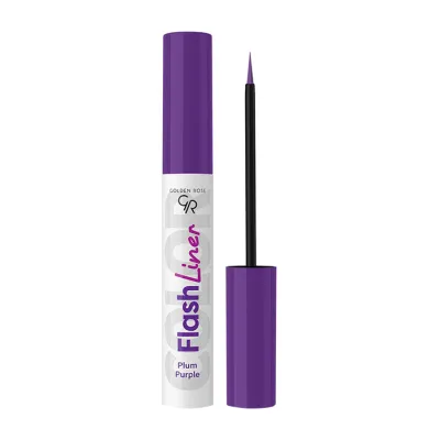 GOLDEN ROSE FLASH LINER EYELINER W PŁYNIE 107 PLUM PURPLE 3,5ML