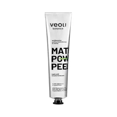 VEOLI BOTANICA MATCHA POWER PEEL MULTIKWASOWY PEELING ENZYMATYCZNY DO TWARZY 75ML