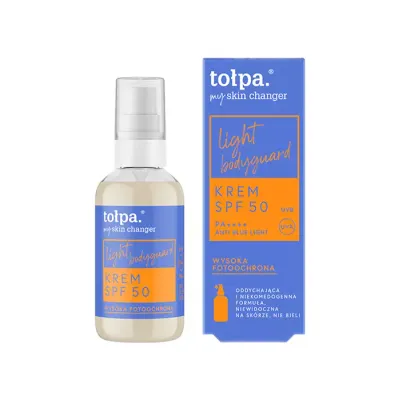 TOŁPA MY SKIN CHANGER LIGHT BODYGUARD WYSOKA FOTOOCHRONA KREM SPF 50 45ML