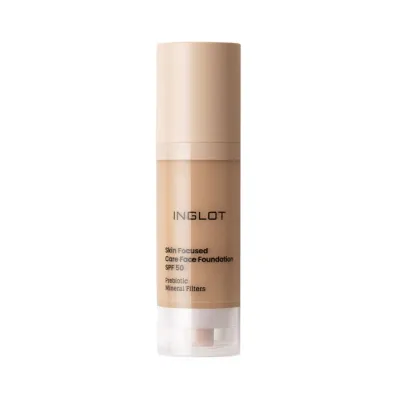 INGLOT SKIN FOCUSED CARE FACE FOUNDATION PIELĘGNACYJNY PODKŁAD DO TWARZY 309 MEDIUM APRICOT 30ML