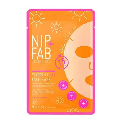 NIP+FAB VITAMIN C FIX ROZŚWIETLAJĄCA MASECZKA W PŁACHCIE DO TWARZY 25ML